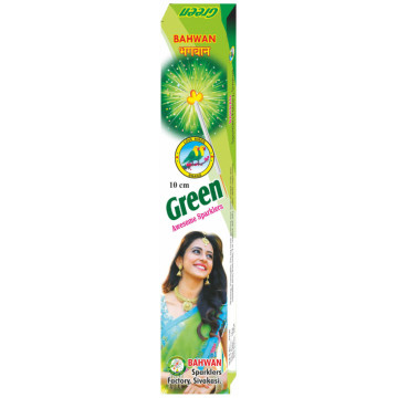 10 CM Green Sparklers